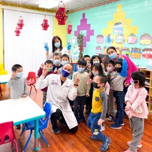 Preschool Visit from Cosmetic Dentist from Parklane Dental in Arcadia